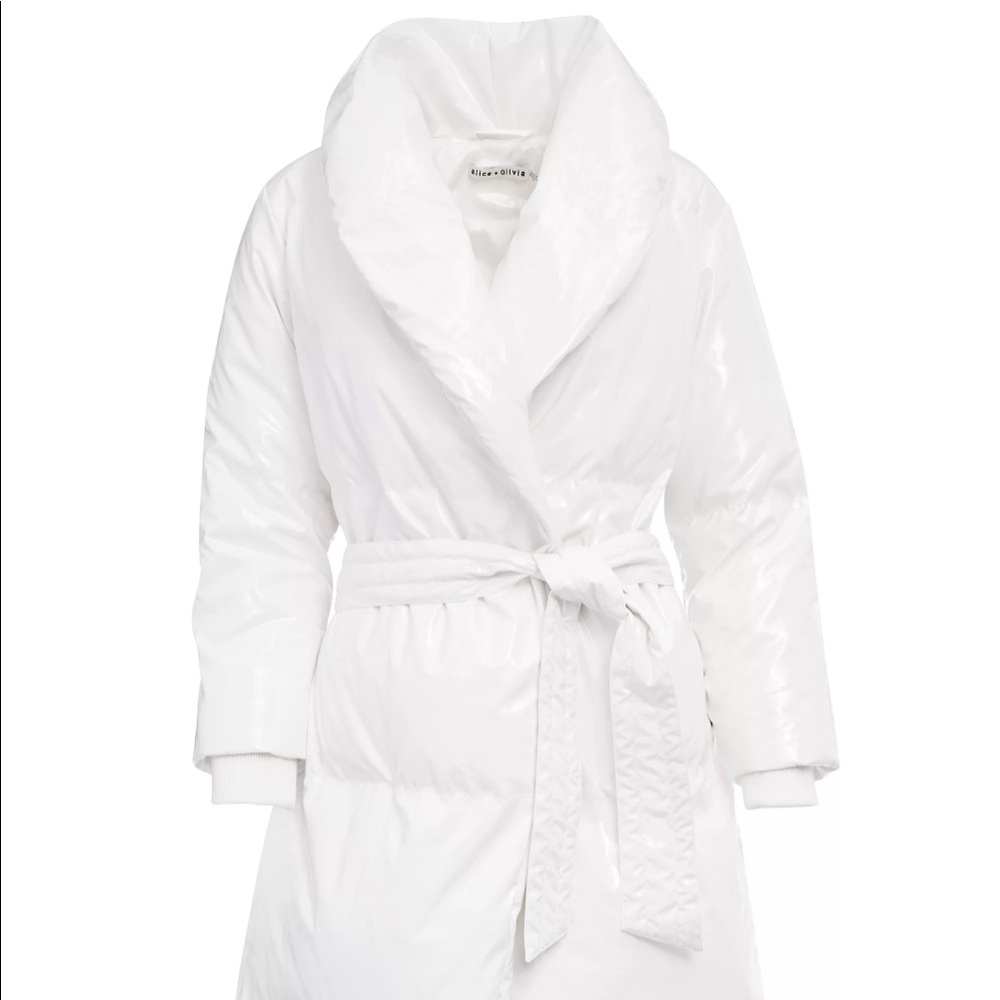 Alice and Olivia Belted Van Puffer NWT